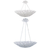 Crystorama Broche 24.5'' Matte White Chandelier