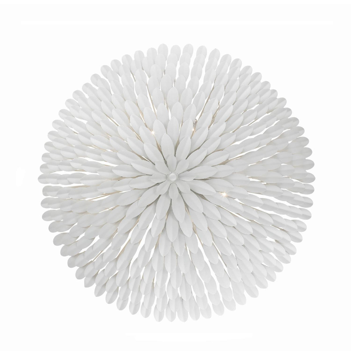 Crystorama Broche 24.5'' Matte White Chandelier