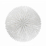 Crystorama Broche 24.5'' Matte White Chandelier