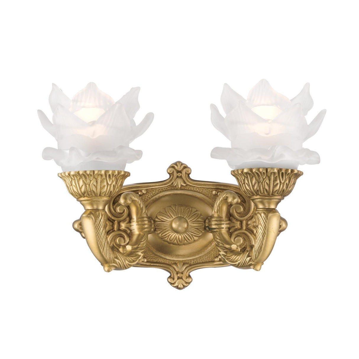 Crystorama Mayfield 11.5'' Aged Brass Sconce