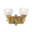 Crystorama Mayfield 11.5'' Aged Brass Sconce