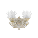 Crystorama Mayfield 11.5'' Antique White Sconce