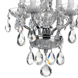 Crystorama Welton 11'' Hand Cut Crystal Polished Chrome Chandelier
