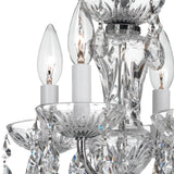 Crystorama Welton 11'' Hand Cut Crystal Polished Chrome Chandelier
