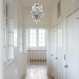 Crystorama Welton 11'' Hand Cut Crystal Polished Chrome Chandelier