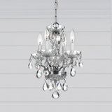 Crystorama Welton 11'' Hand Cut Crystal Polished Chrome Chandelier
