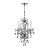 Crystorama Welton 11'' Swarovski Spectra Crystal Polished Chrome Chandelier