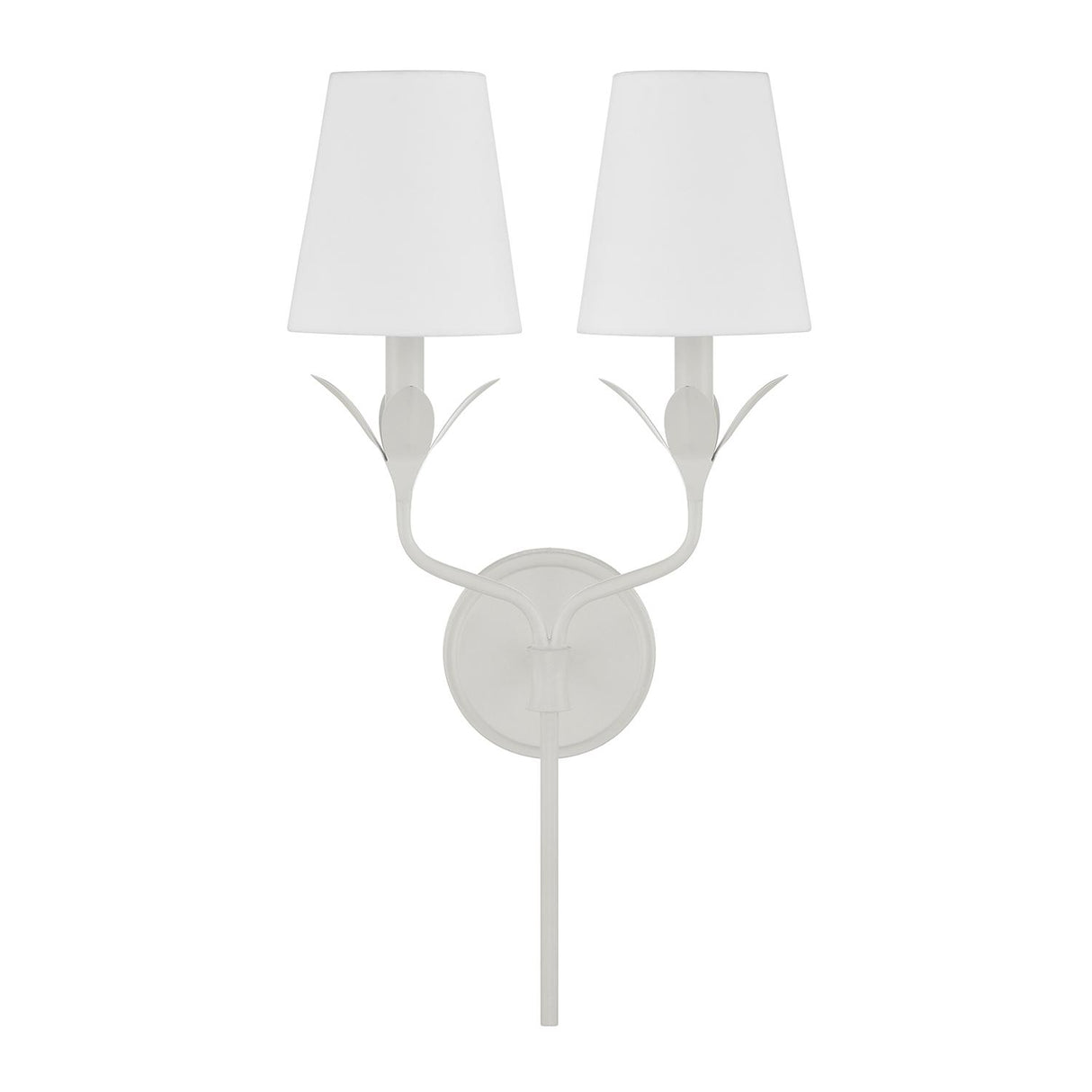 Crystorama Broche 12'' Matte White Sconce