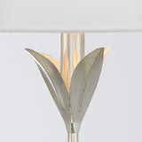Crystorama Broche 12'' Antique Silver Sconce