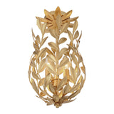 Crystorama Broche 9.5'' Antique Gold Semi Flush Mount