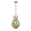 Crystorama Broche 9'' Champagne Green Tea Chandelier