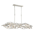 Crystorama Broche 50.5'' Antique Silver Linear Chandelier