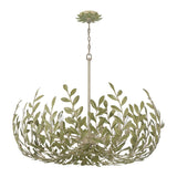 Crystorama Broche 42'' Champagne Green Tea Chandelier