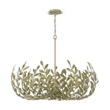 Crystorama Broche 42'' Champagne Green Tea Chandelier