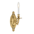 Crystorama Milford 4.25'' Aged Brass Sconce