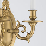 Crystorama Milford 9.5'' Aged Brass Sconce