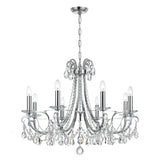 Crystorama Othello 31'' Polished Chrome Chandelier