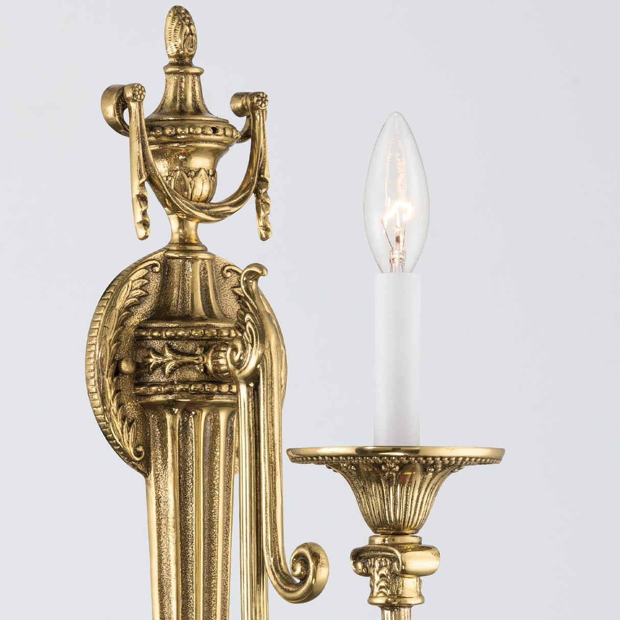 Crystorama Langley 4.75'' Olde Brass Sconce