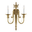 Crystorama Langley 15'' Olde Brass Sconce