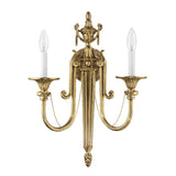 Crystorama Langley 15'' Olde Brass Sconce