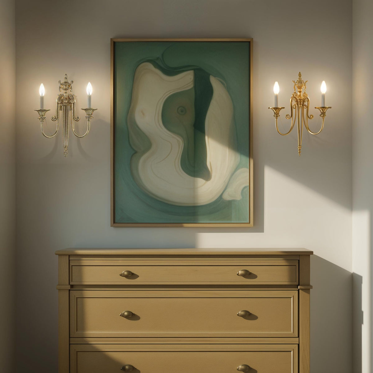 Crystorama Langley 15'' Olde Brass Sconce