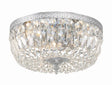 Crystorama Waltham 14'' Clear Hand Cut Polished Chrome Flush Mount