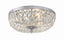 Crystorama Waltham 16'' Swarovski Spectra Crystal Polished Chrome Flush Mount