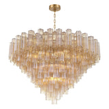 Crystorama Addis 49'' Aged Brass Chandelier