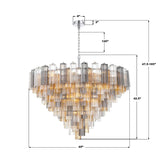 Crystorama Addis 49'' Polished Chrome Chandelier