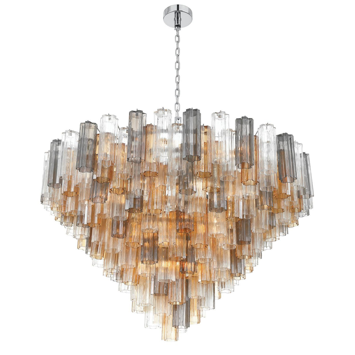 Crystorama Addis 49'' Polished Chrome Chandelier