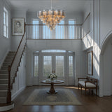 Crystorama Addis 49'' Polished Chrome Chandelier