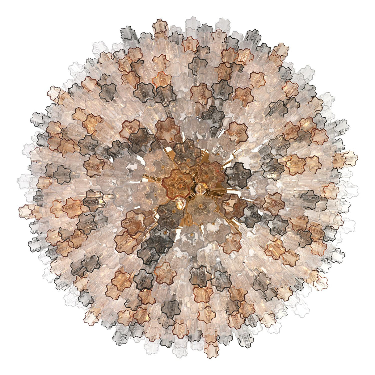 Crystorama Addis 62'' Aged Brass Chandelier
