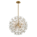 Crystorama Adley 23.75'' Aged Brass Chandelier
