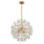 Crystorama Adley 23.75'' Aged Brass Chandelier