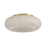 Crystorama Acme 16'' Integrated LED Aged Brass Flush Mount
