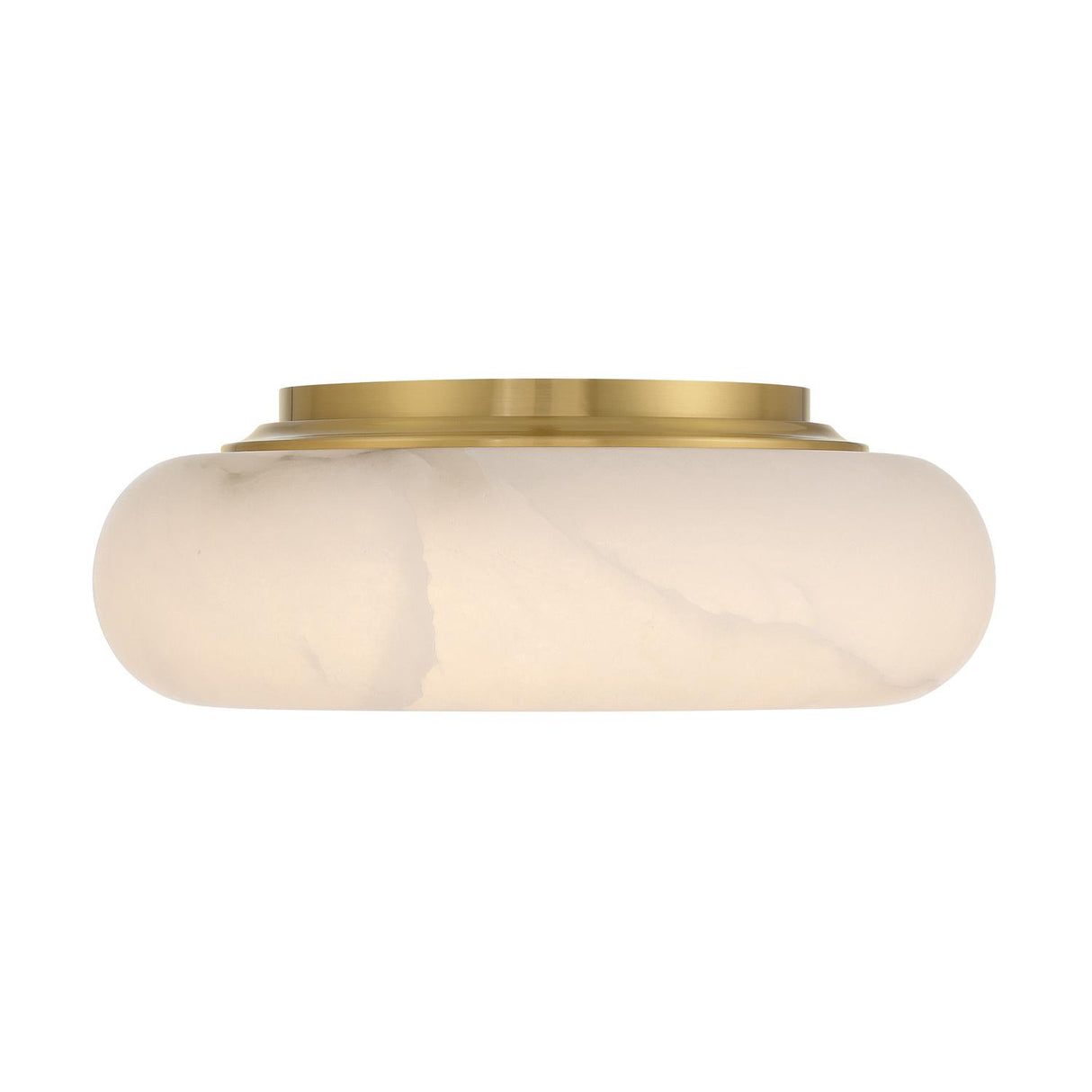 Crystorama Acme 16'' Integrated LED Aged Brass Flush Mount