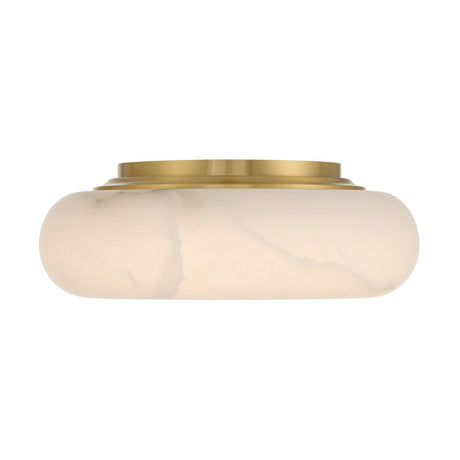 Crystorama Acme 16'' Integrated LED Aged Brass Flush Mount