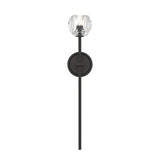 Crystorama Aragon 4.5'' LED Matte Black Sconce