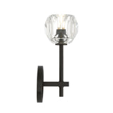 Crystorama Aragon 4.5'' LED Matte Black Sconce