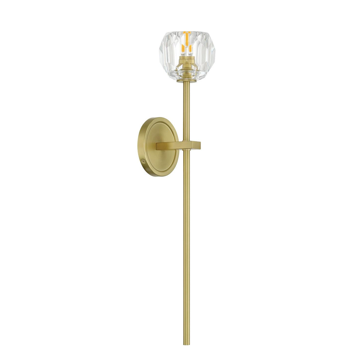 Crystorama Aragon 4.5'' LED Soft Brass Sconce