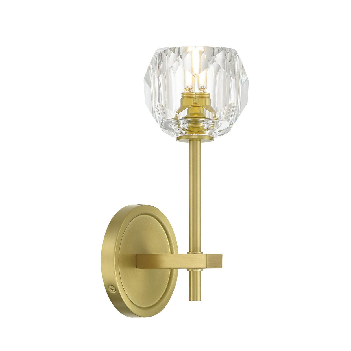 Crystorama Aragon 4.5'' LED Soft Brass Sconce