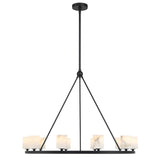 Crystorama Aragon 34.75'' LED Matte Black Chandelier