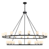 Crystorama Aragon 58.75'' LED Matte Black Chandelier