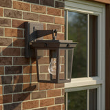 Crystorama Belmont 6.5'' Twilight Bronze Outdoor Sconce