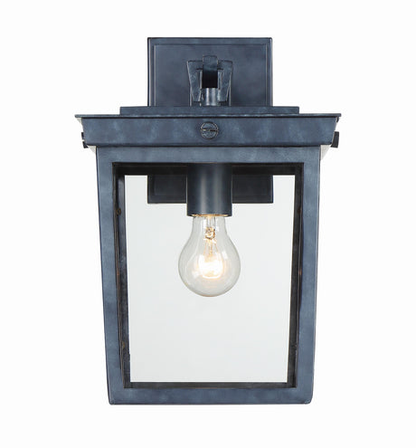 Crystorama Belmont 9.5'' Graphite Outdoor Sconce