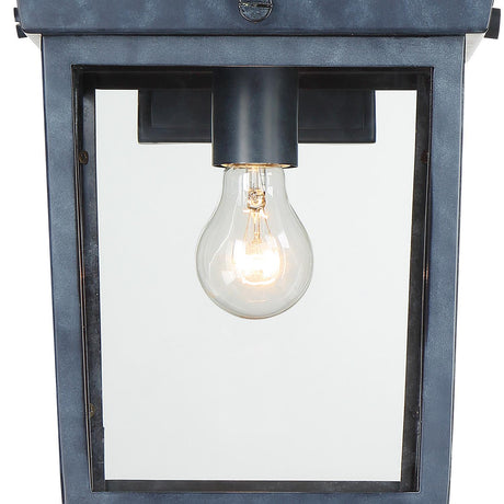 Crystorama Belmont 9.5'' Graphite Outdoor Sconce