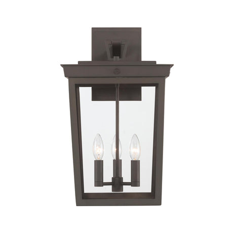 Crystorama Belmont 12'' Twilight Bronze Outdoor Sconce