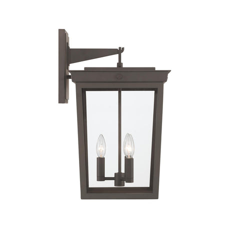 Crystorama Belmont 12'' Twilight Bronze Outdoor Sconce