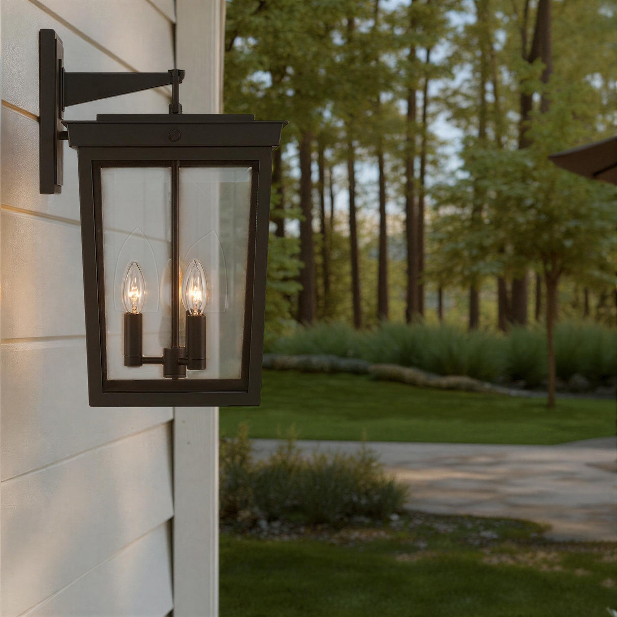 Crystorama Belmont 12'' Twilight Bronze Outdoor Sconce