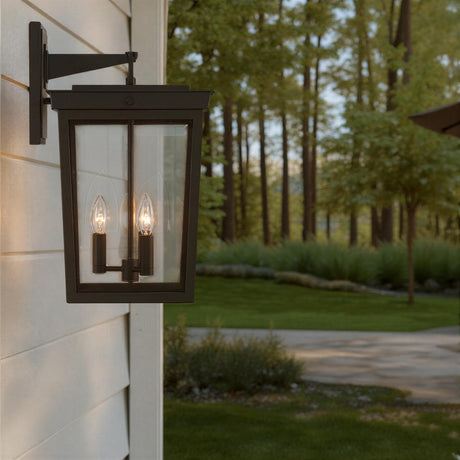 Crystorama Belmont 12'' Twilight Bronze Outdoor Sconce